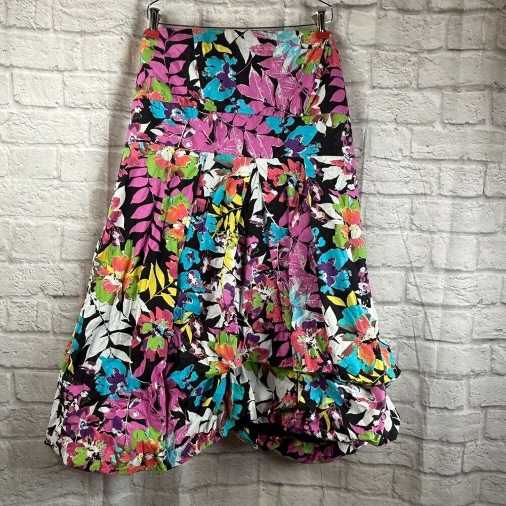 Torrid Strapless Dress Womens Size 22 Floral Pockets Colorful Sleeveless